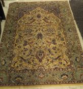 An Indian/Persian design rug,