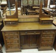 A Victorian mahogany dressing chest,