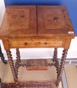 A Victorian rosewood,