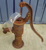 A decorative cast metal water pump*