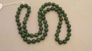 A simulated jade necklace*