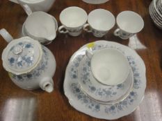 A collection of Wedgwood "Colosseum" pattern tea wares,