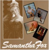 PHILIP BARKER PHOTOGRAPHY - "Samantha Fox" - a selection of transparencies,