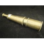 A reproduction brass telescope (32")*