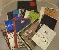 A selection of Royal Shakespeare Company programmes dating from the mid-1960's onwards