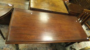 A Victorian mahogany serving table,