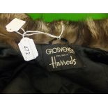 A fox fur jacket labelled inside "Grosvenor Canada Exclusive to Harrods" CONDITION