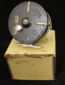 WITHDRAWN - A Hardy "Longstone" four inch salmon fly reel in card box