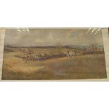 AFTER LIONEL EDWARDS "The Quorn 1934" colour print signed in pencil together with another "Huntsman