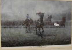 AFTER D M DENT "Out of the Chepstow fog", artist's proof limited edition print,