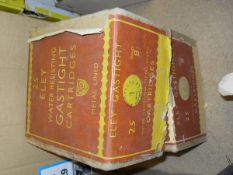 A box of 25 8-guage Eley water resisting gas tight cartridges, metal lined,