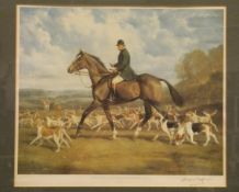 AFTER RAOUL MILLAIS "Captain RE Wallace Master and Huntsman of the Heythrop Hounds 1952-1977",