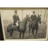 A framed and glazed black and white photograph of HRH Prince of Wales later Edward VIII inscribed