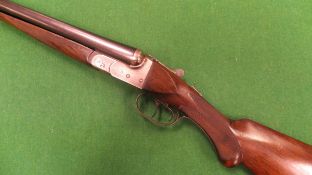 A BSA 12-bore shotgun, double barrel,