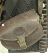 A Sydney Free leather cartridge belt,