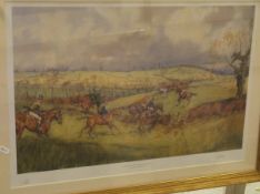 AFTER JOHN KING "The Best of the Monday Country - The Quorn on Muxloe Hill" limited edition colour