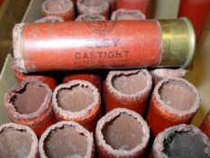 Two boxes of Eley-Kynoch 8-gauge cartridge cases unused (approx 100),