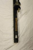 A Hardy "Graphite" 9' two-piece trout fly rod,