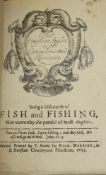 WALTON & COTTON, The Complete Angler or the Contemplative Mans Recreation,