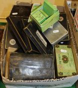 An assorted collection of fishing tackle to include eleven boxes of Ogden Smith's "Mermaid Trout