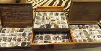 A collection of 120+ flouride mineral specimens from various locations in the North of England