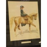 AFTER CECIL ALDIN "Her Ladyship" chromolithograph