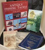 WITHDRAWN - A collection of five fishing related books to include CALABI "Antique Fishing Tackle",