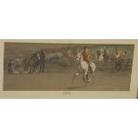 AFTER LIONEL EDWARDS "Rails", chromolithograph, unsigned,