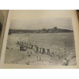 A late 19th/early 20th Century scrap book containing various photographic scenes of the South West