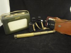 An Enbeeco of London cub 18 x four draw telescope,