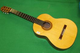 A classical guitar by Stanley Doubtfire CONDITION REPORTS Some impressed pock type