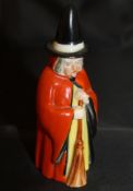 A Royal Worcester candle snuffer "The Witch" (2543) date marked for 1902