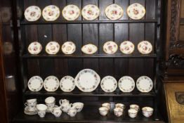 A Royal Doulton "Camelot" (TC1016) part tea set and a Hammersley Bone China "Lady Patricia" floral