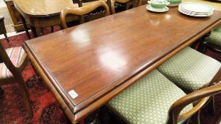 A Victorian mahogany serving table,