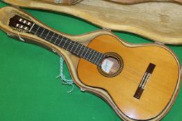 A José Ramirez Model 1E Spanish guitar, bearing label to interior "1995",