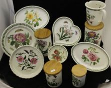 A collection of Portmerion "Botanic Garden" and "Strawberry Fair" pottery including dishes,