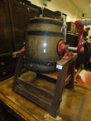 A Lister type S size 0 five gallon butter churn