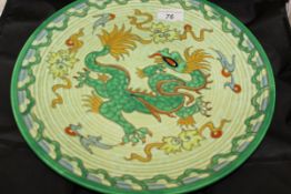 A Charlotte Read Crown Ducal "Dragon" charger,