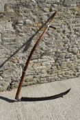 19th Century long handled scythe