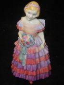 A Royal Doulton figurine "The Little Bridesmaid" (Rd No.