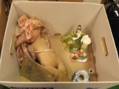 A box containing Royal Doulton "Secret Thoughts" figurine (HN 2382),