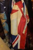 A collection of three various Union Jack Flags