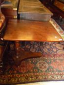 A Victorian mahogany adjustable reading table CONDITION REPORTS Table top is 64 cm x
