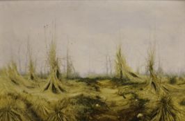 JOHN RIDGWELL (b.1937) "Path II 1974", oil on canvas, signed bottom right, 50.8 cm x 76.