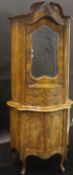 A circa 1900 walnut side cabinet in the Louis XV taste,