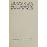 A A MILNE "The House at Pooh Corner", illustrated by Ernest H Shepard, first edition,