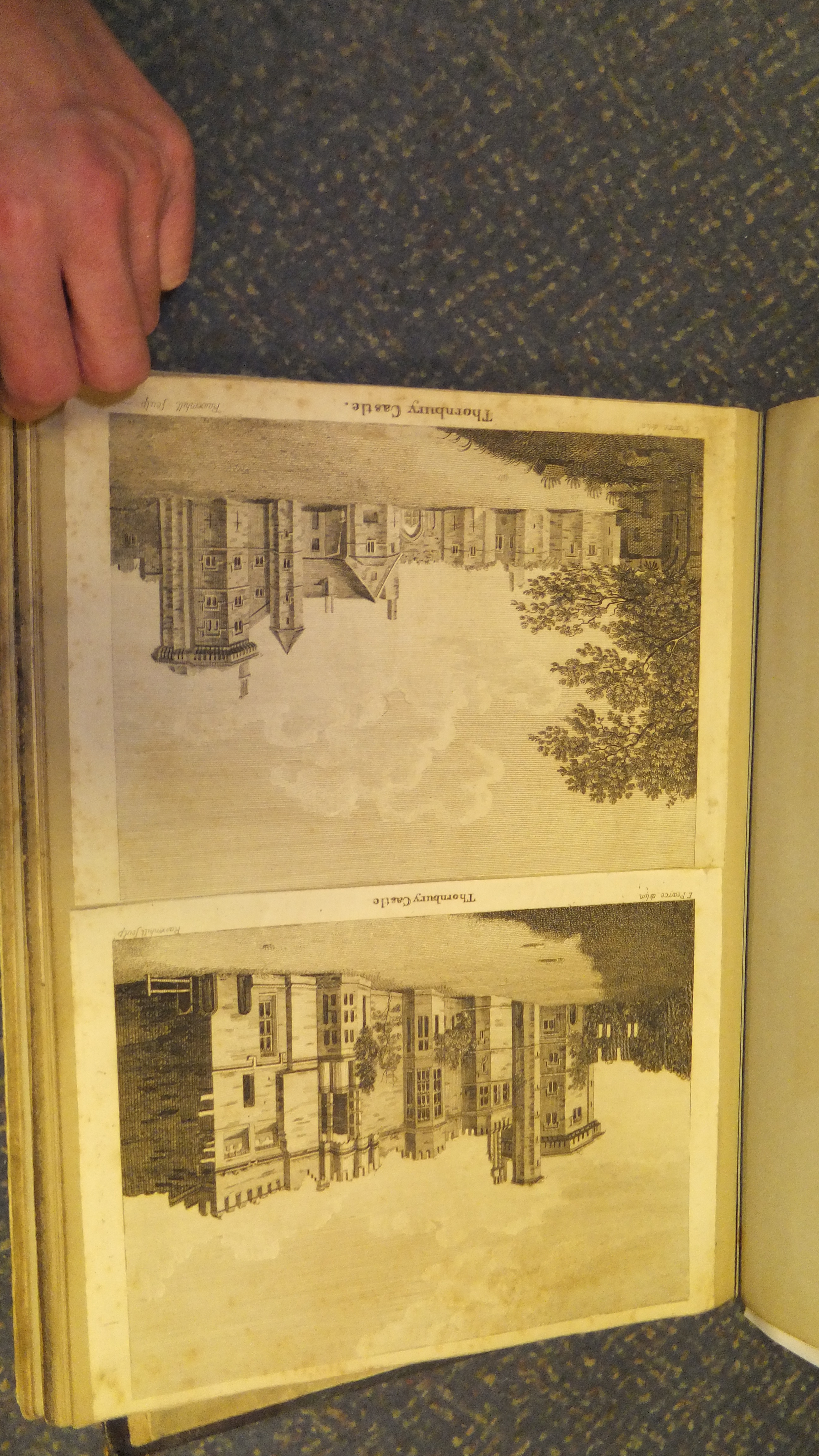 A scrapbook containing various watercolours, engravings, etchings, etc, - Image 39 of 52