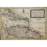 AFTER HERMAN MOLL (1654-1732) "Terra Firma - Guiana and the Antilles Islands",