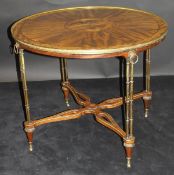 A 19th Century Louis Phillipe style centre table by Wright & Mansfield ,