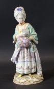 A 19th Century Meissen figure of the Race Goers Companion after the original by Michael Victor